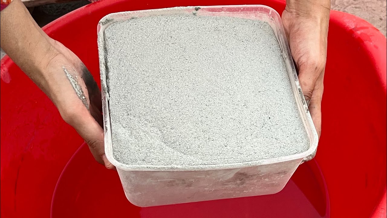New || Cement Ashes Renew Sifting and Pouring Mixing asmr 