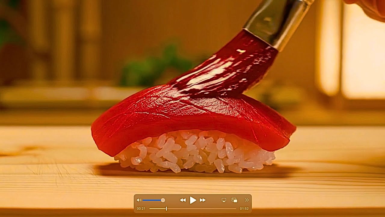 【AI ASMR】どれ食べたい？魔法の筆で料理が出現する世界✨Which Would You Eat? Food Appears from a Magic Brush ✨