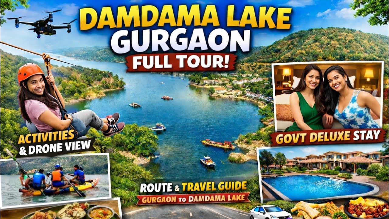 Delhi NCR |Tourist Place | Damdama lake Gurgaon| Tour Guide Damdama Lake |DroneShot| Explore Yaan 