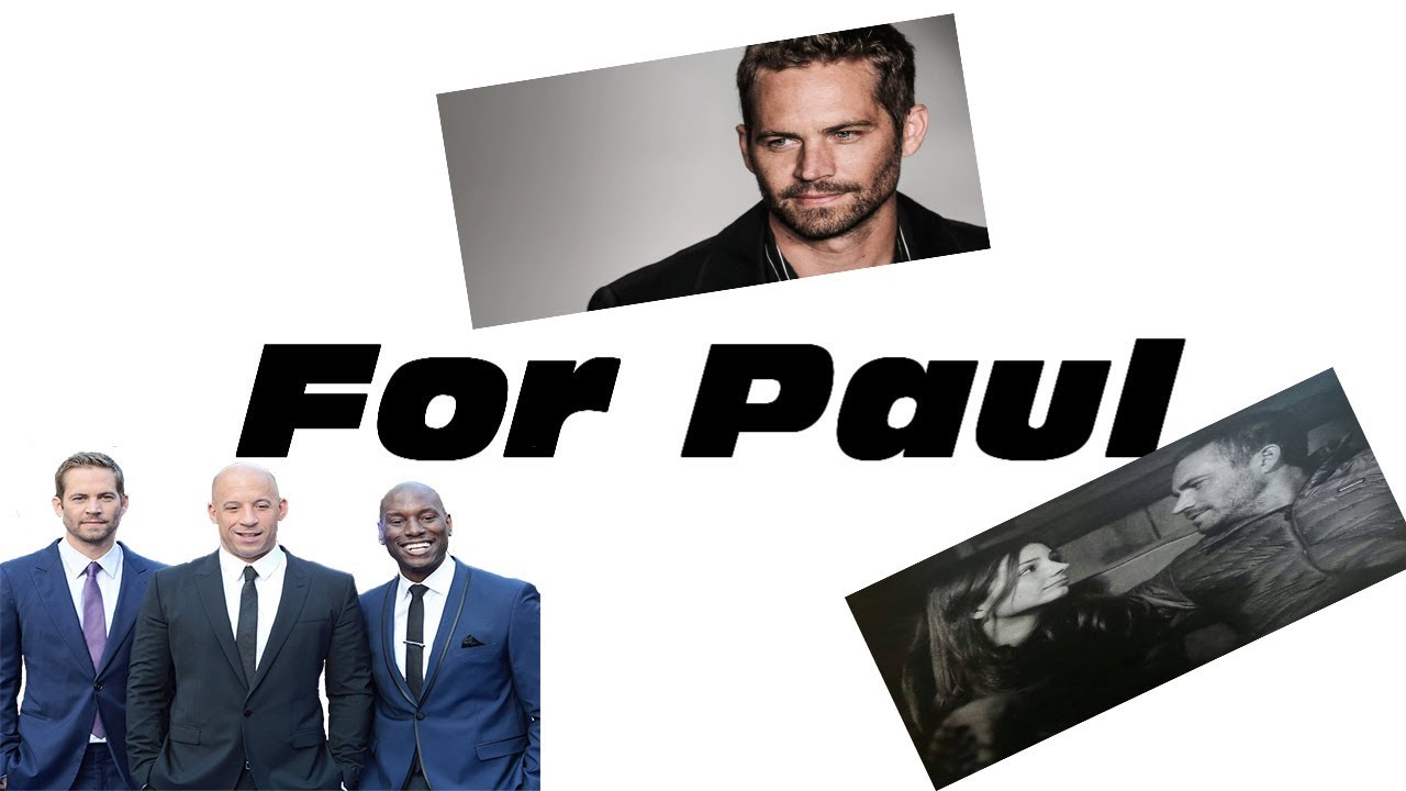 Paul Walker tribute - If You Could See Me Now [ 5 years ]