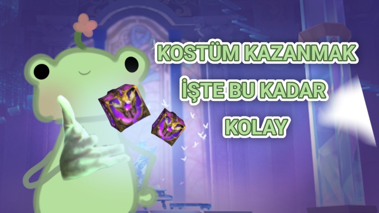 Wild Rift sevgini yeşert etkinliğinden kostüm almak işte bu kadar kolay adamım