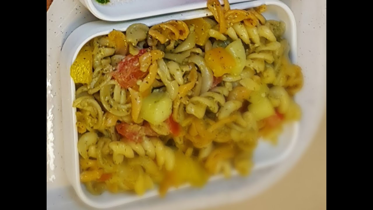 salade de pâte sauce pesto pour cuisine collective #cantine, #homemade, #faitmaison, #home, #food