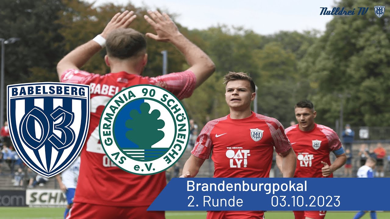 Spielbericht: Pokal, 2. Runde, Babelsberg 03 vs. Germania Schöneiche | #nulldreitv | Saison 2023/24