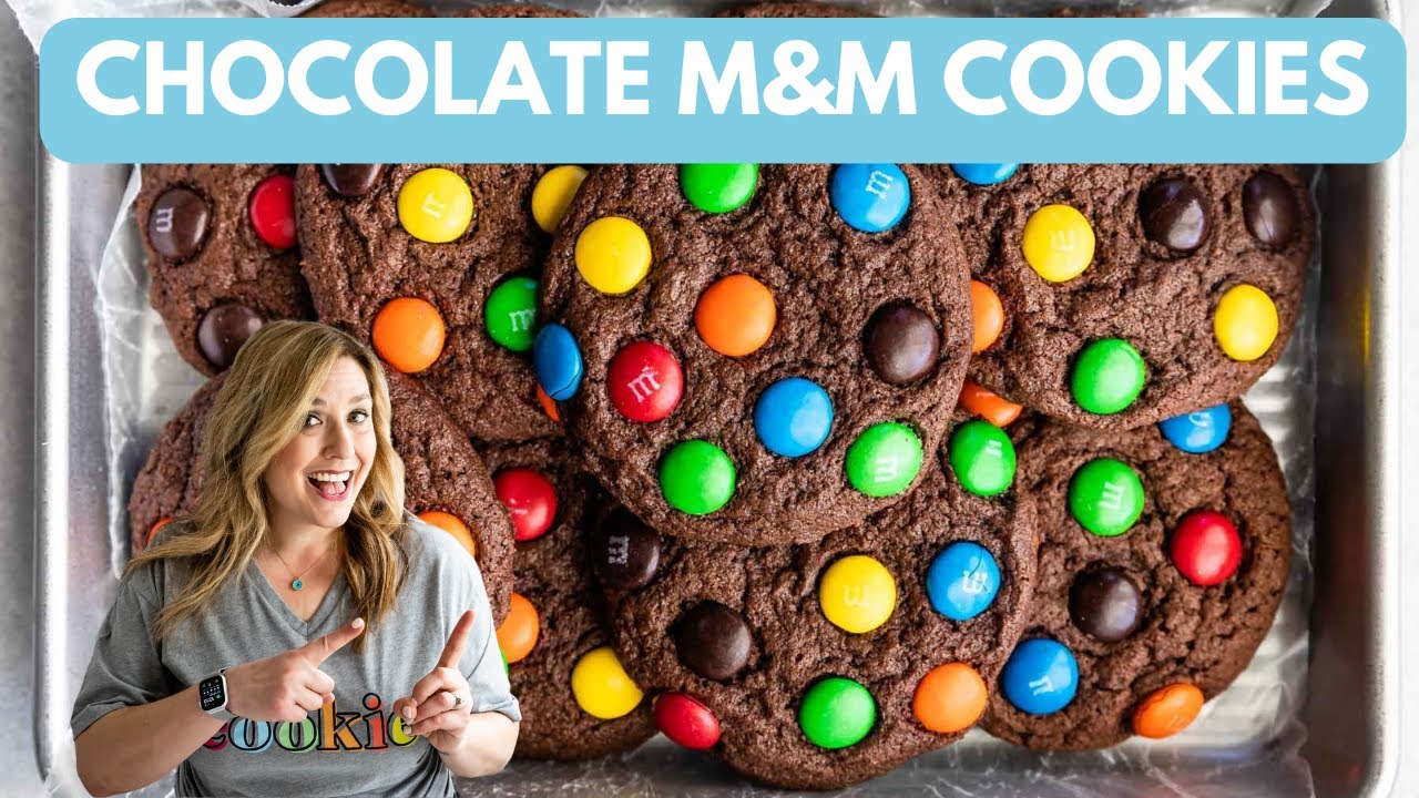 Chocolate M&M Cookies