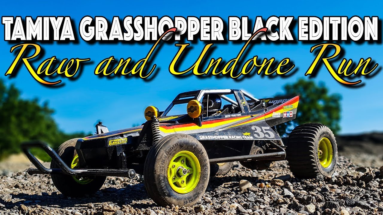 Tamiya Grasshopper Black Edition - Raw and Undone Run