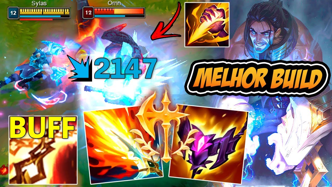 SYLAS JUNGLE BUFF COM A MELHOR BUILD DO PATCH TÁ INSANO !!  - LEAGUE OF LEGENDS