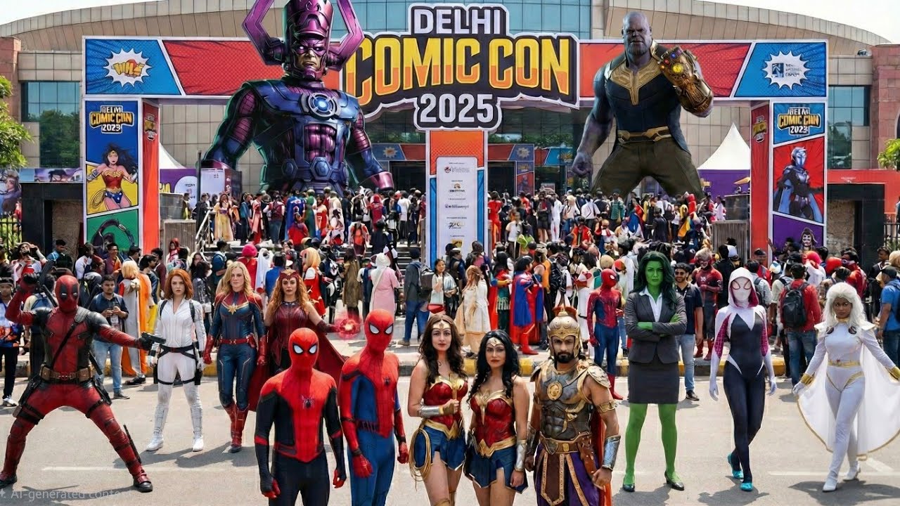 Comic Con Delhi 2025 &ndash; Full Event Coverage | Cosplay, Comics, Celebs #comicon2025 #ps5 #gamingsetup