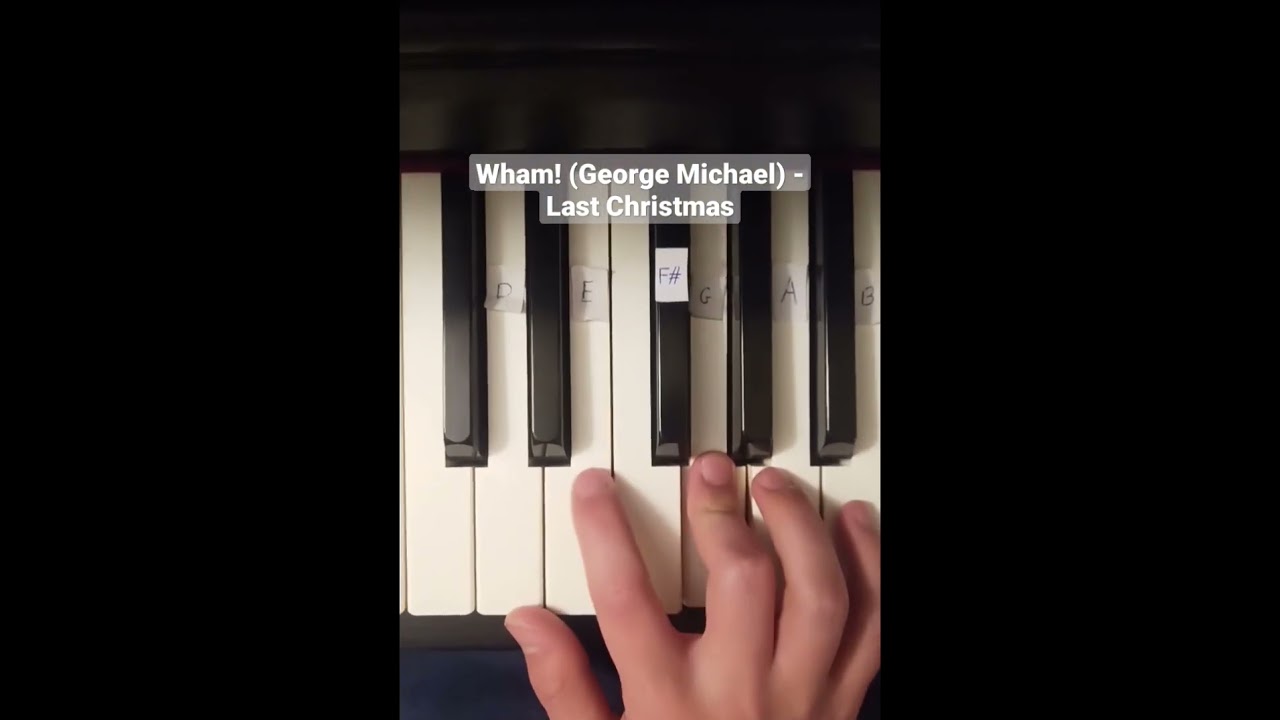 Wham! (George Michael) - Last Christmas - piano tutorial
