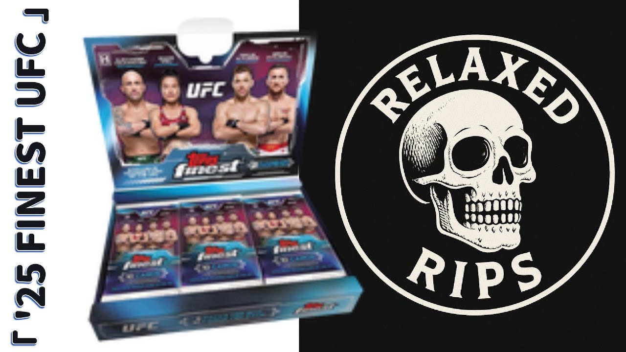 Release Day! 2025 Topps Finest UFC...These cards look so GOOD!!!