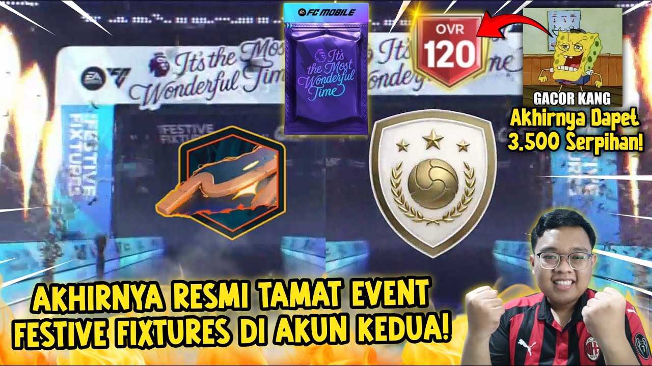 AKHIRNYA MENAMATKAN FESTIVE FIXTURES DAPET 3.500 SHARD DAN GACHA TERAKHIR GACOR! - FC MOBILE 26