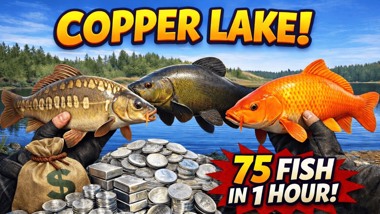 INSANE Copper Lake Hotspot! 💰 Fast Silver & Non-Stop Bites | Russian Fishing 4