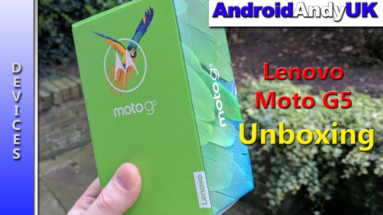 Lenovo Moto G5 Unboxing and First Look