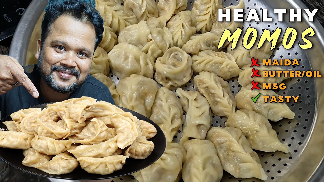Healthy Momos Recipe | Mushroom and Paneer Momos Recipe | Healthy Veg Momos Recipe | Suji Momos