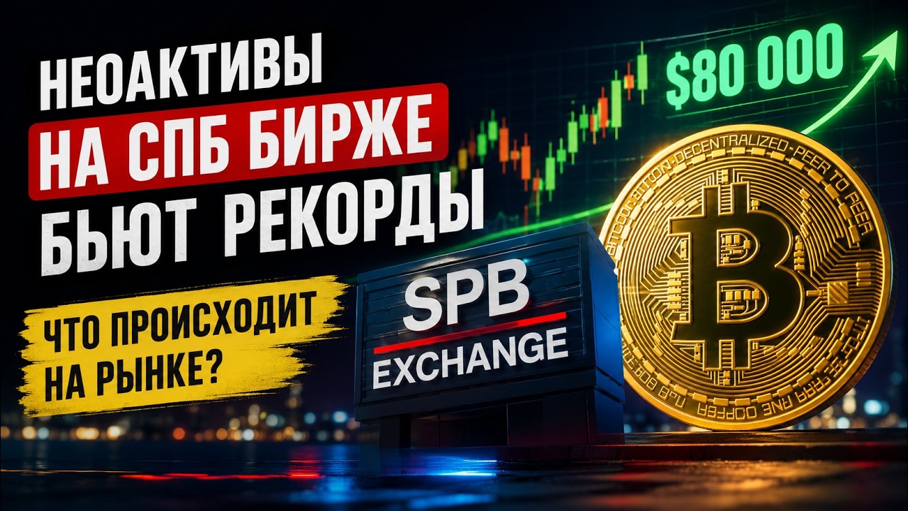 Неоактивы на СПБ Бирже бьют рекорды, биткоин у $80 тысяч. Что происходит на рынке? Мнение экспертов.