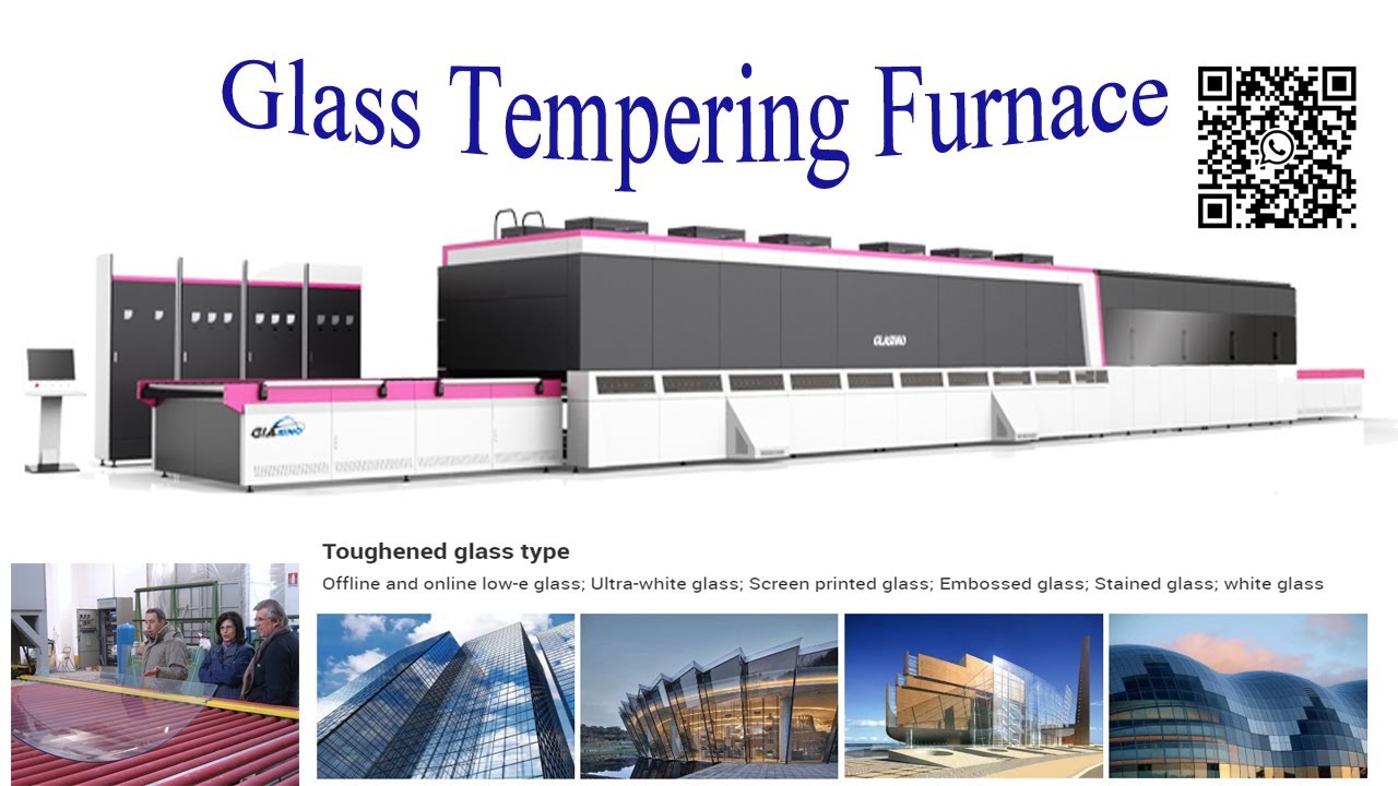 Glass Tempering Machine|Tempered Glass Production Line|Flat Bend Tempering Furnace #glass tempering