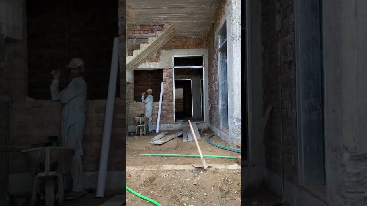 Floor work finished &hearts;️ #work #construction #dpc #foryou #homeconstruction #house #projectprogress