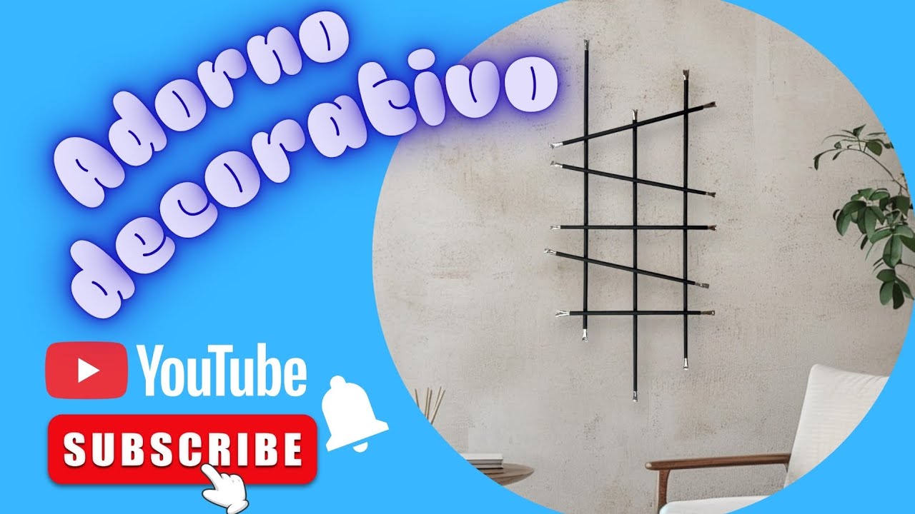 DIY ADORNO PARA DECORAR EN LA PARED // Manualidades fácil de realizar 