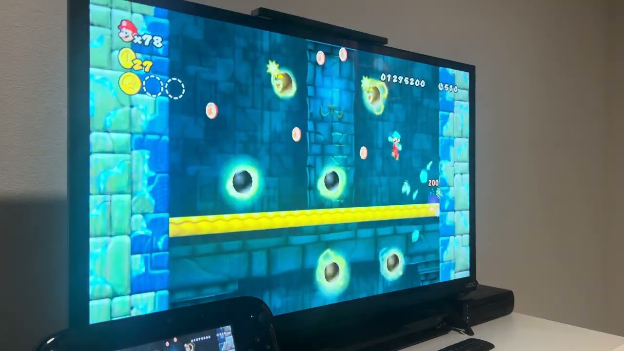 New Super Mario Bros Wii World 3 Part 2 Gameplay Castle Level 