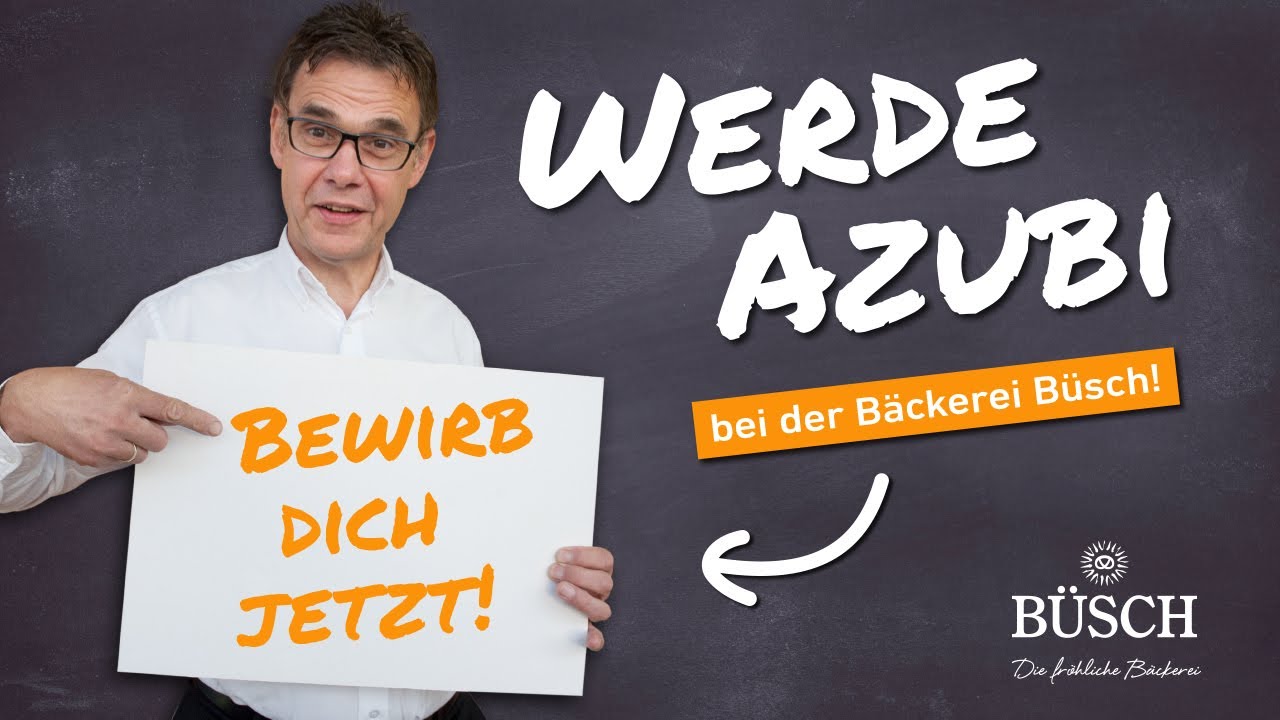 Ausbildung 2024 bei der Bäckerei Büsch