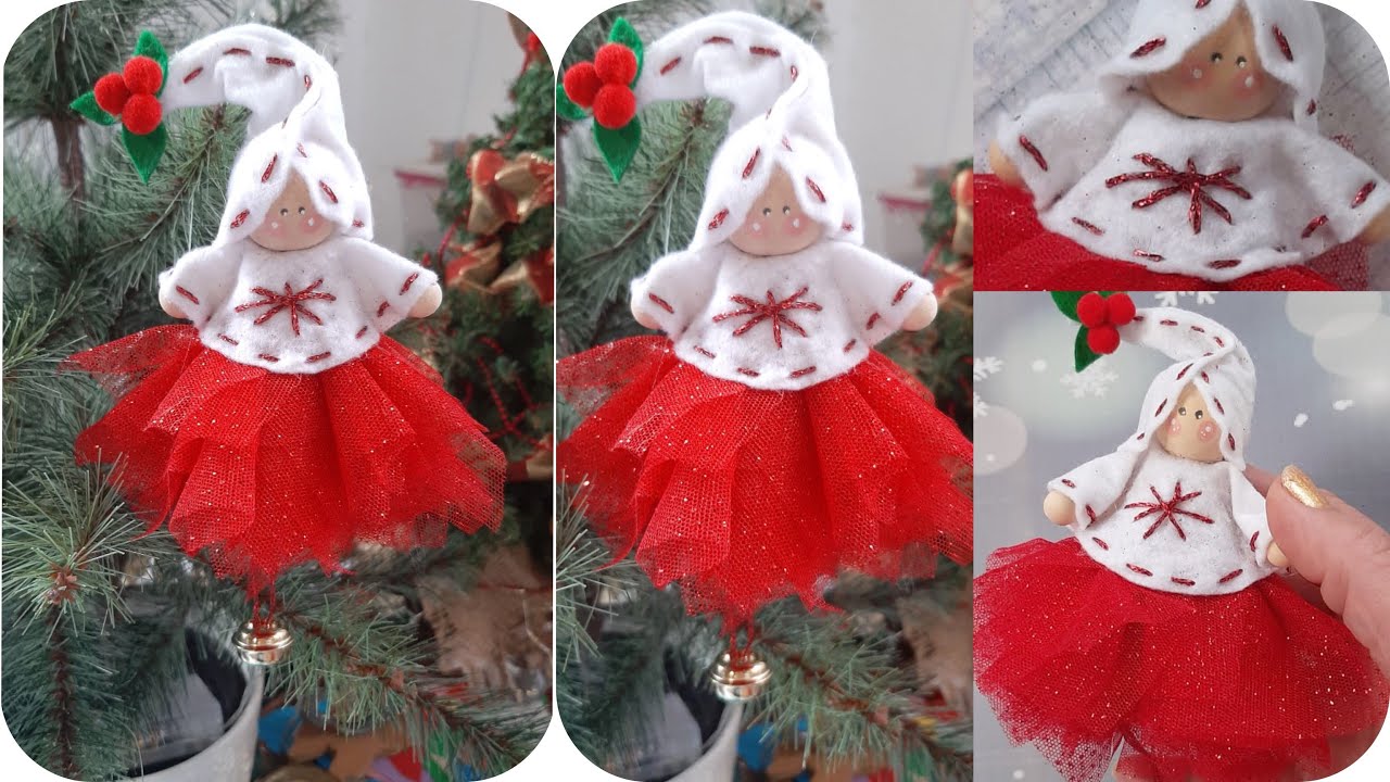 Ti piacciono i folletti ? Guarda cosa realizza con tulle e pannolenci