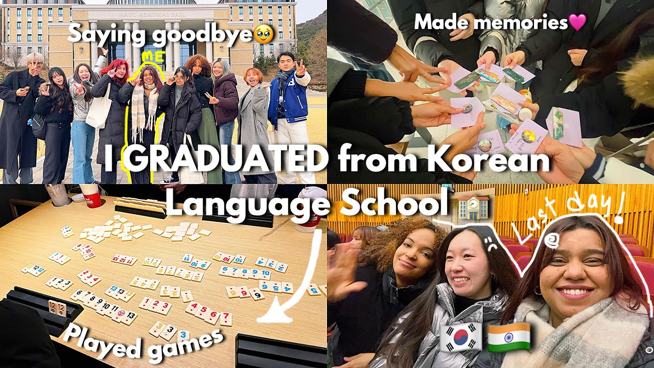 I Finally Graduated 🎓 | My Last Day in Korean Language School 🇰🇷 (Indian Girl in Korea)