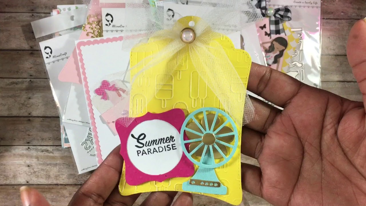 💕June 2018 Alina Crafts AliExpress Haul, Samples!!! Come take a peek 👀 💕 GIVEAWAY CLOSED