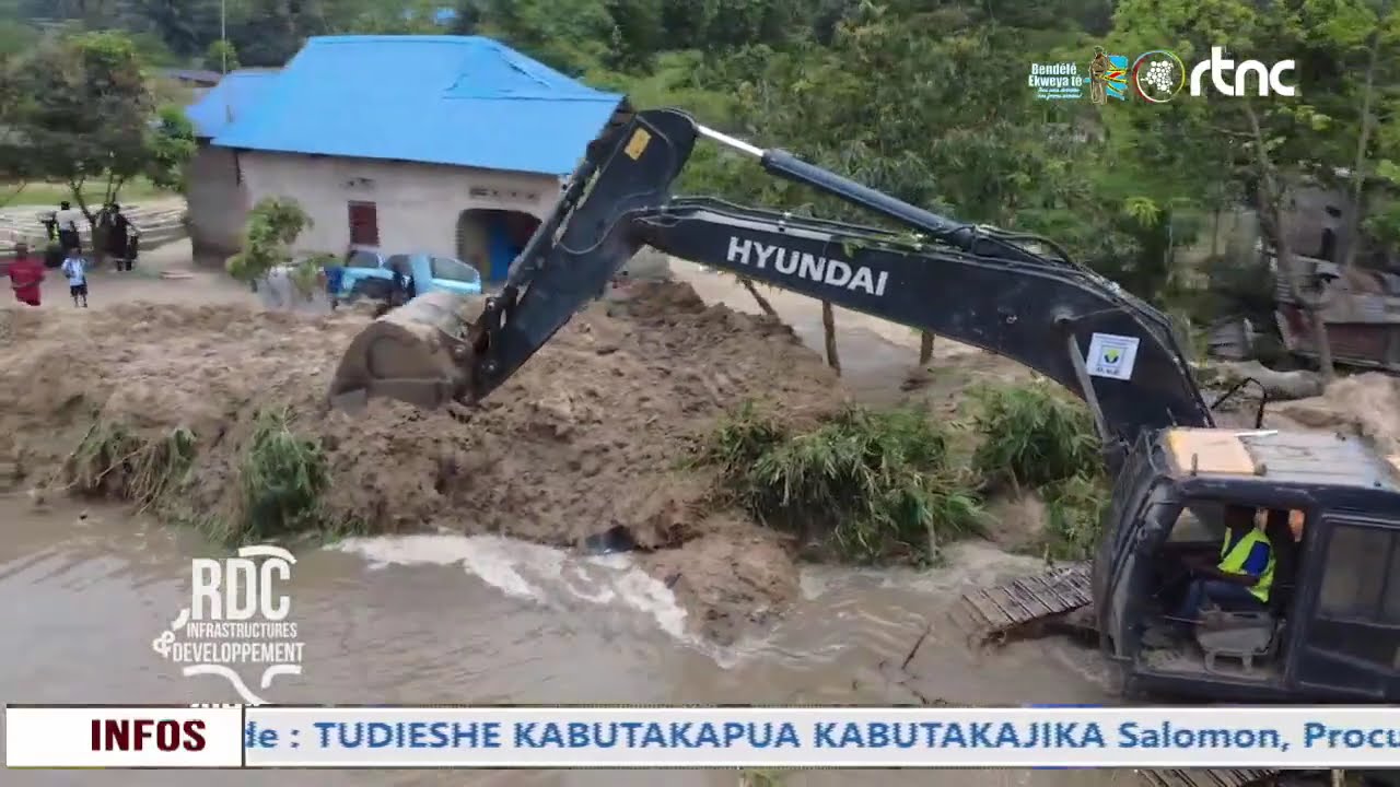 INFRASTRUCTURES ET DÉVELLOPPEMENT : LES TRAVAUX DE L'OVD À KINSHASA