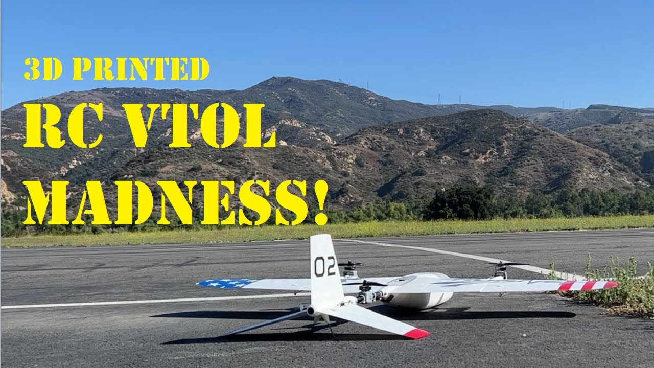 Titan Dynamics 3D Printed Hornet R/C VTOL Aircraft