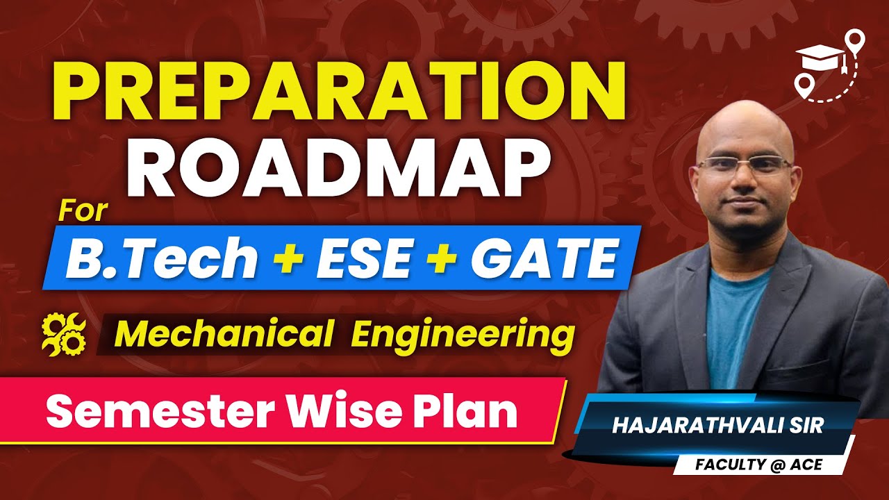 План подготовки к экзаменам B.Tech + ESE + GATE по специальности 