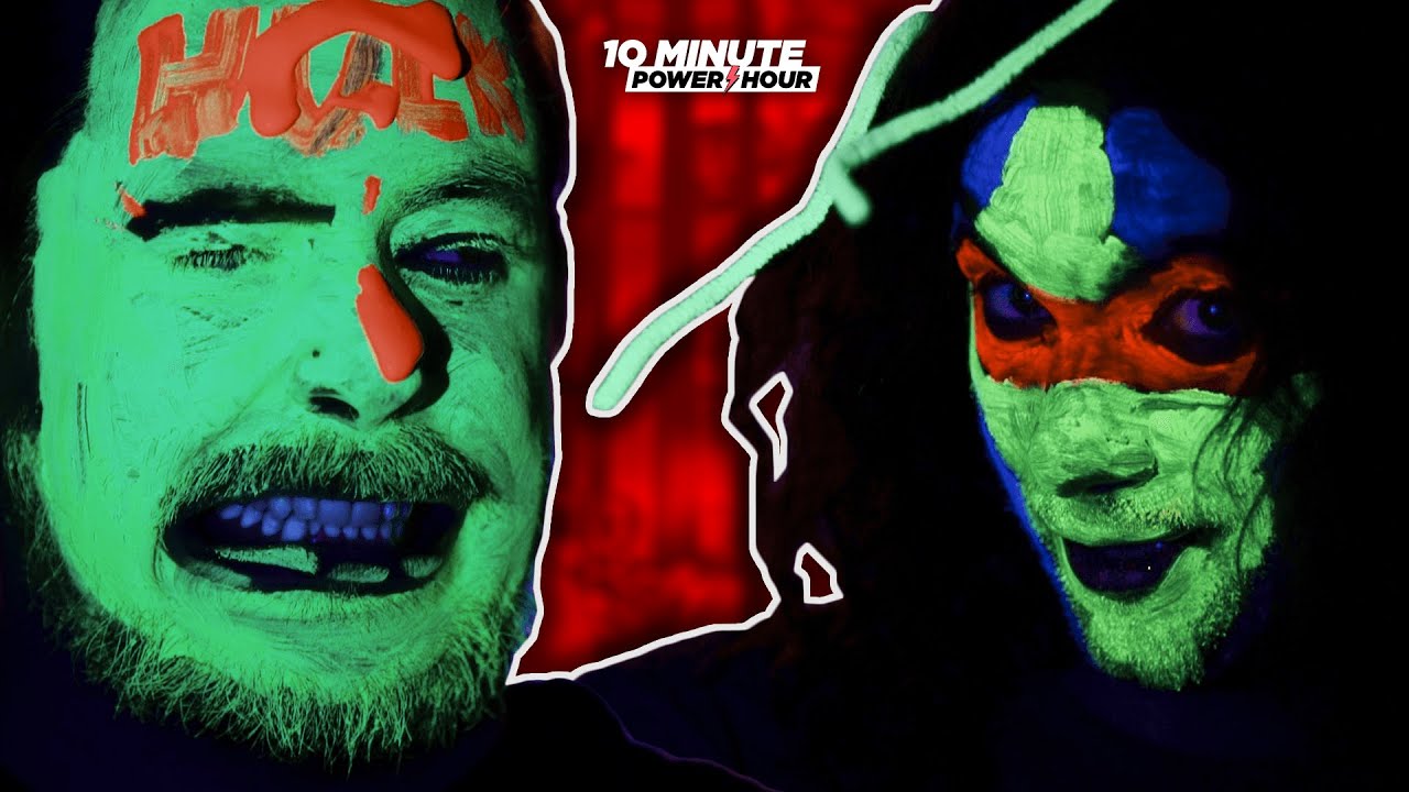Marvel Heroes Facepaint is terrifying - 10 Minute Power Hour