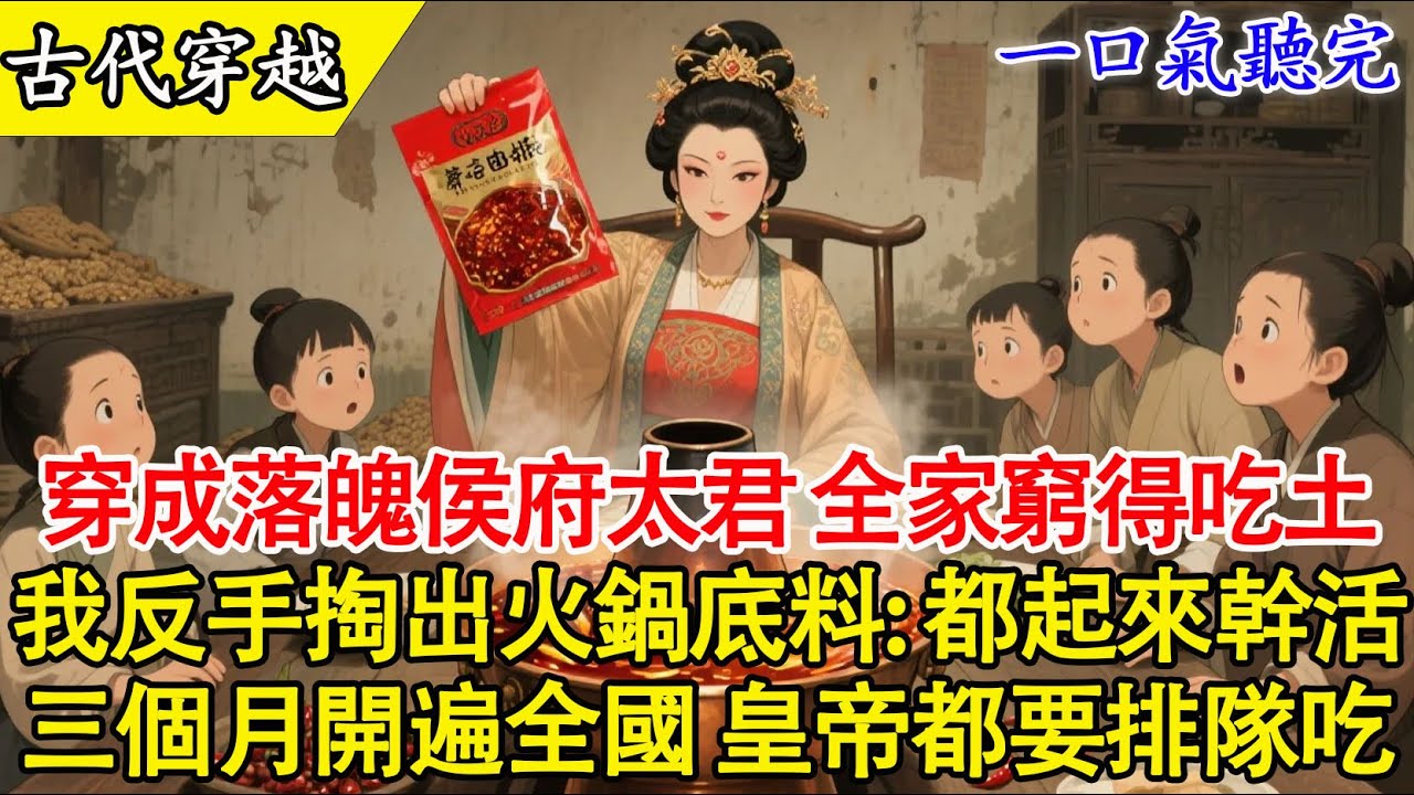 【一口氣聽完】火鍋女王穿越成落魄老太君？開局負債累累，我靠一包底料逆襲成首富！🍲🔥#穿越 #有聲書 #古言 #爽文