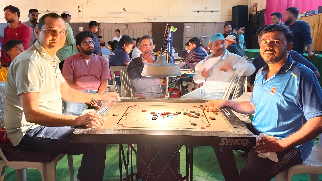 K.SRINIVAS(IOCL) V'S V.ANIL.KUMAR QUARTER FINALS  CARROM COINS STARS live