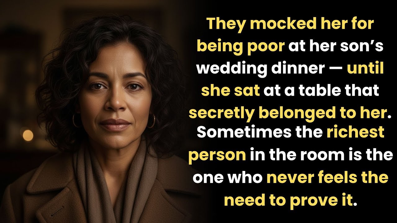 This is My Daughter In Law’s Family Mocked Me for Being Poor Until the Truth Sat at Their Table a st