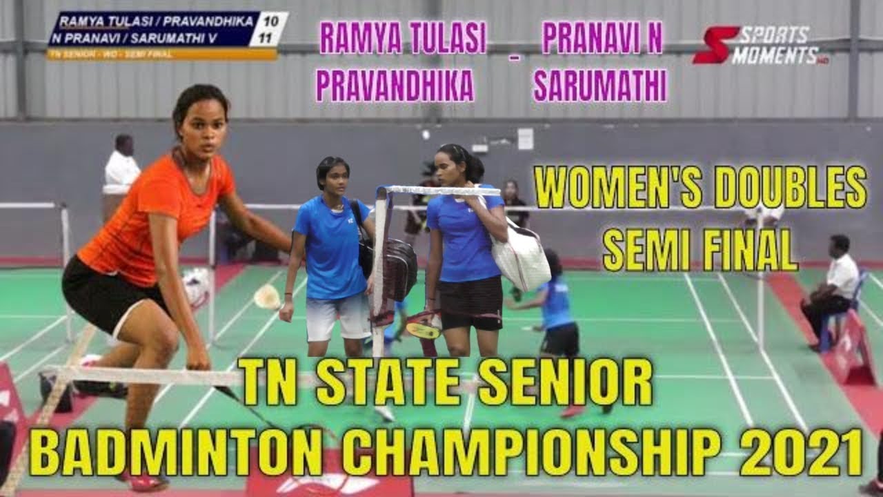 Ramya Tulasi/Pravandhika vs Pranavi/Sarumathi  | WD Semi Final | State Senior Badminton Championship