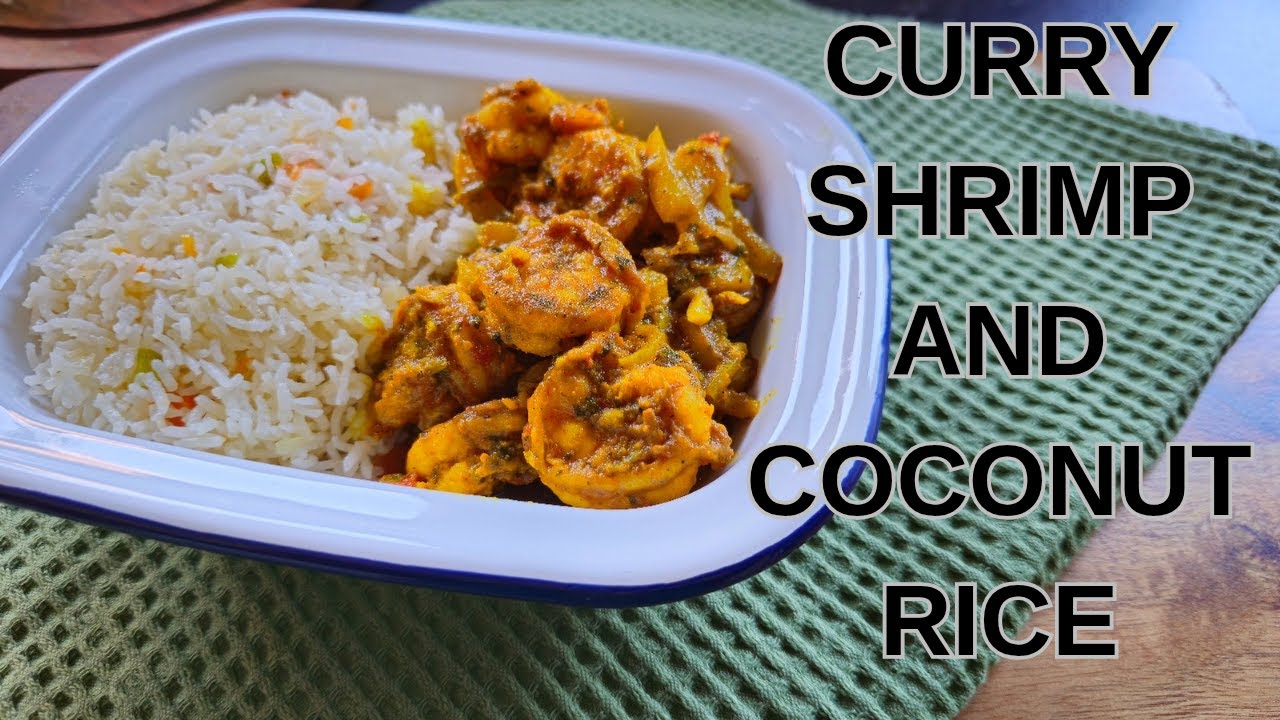 CURRY SHRIMP JAMAICAN-STYLE WITH COCONUT RICE | QUICK AND EASY RECIPE