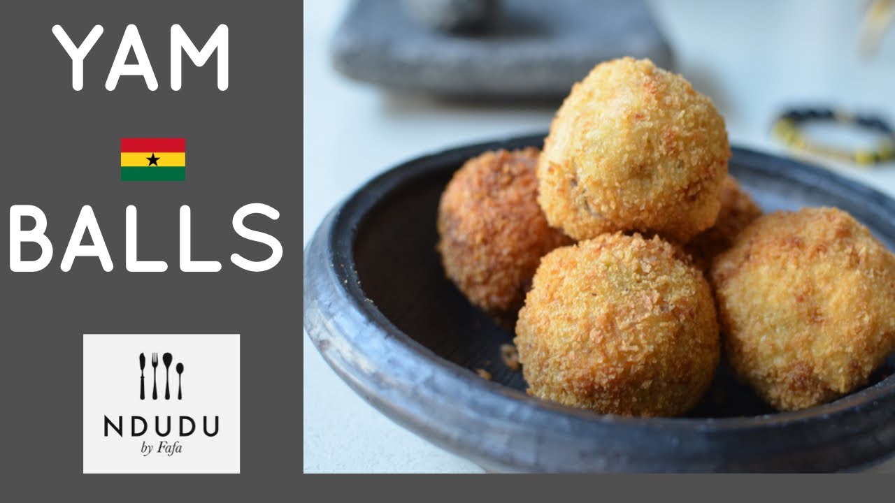 How to prepare the tastiest GHANAIAN YAM BALLS✔️ Easy to follow step by step guide ✔️Ndudu by Fafa