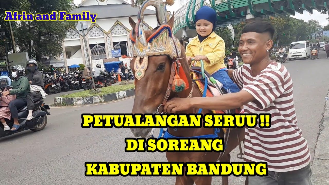 Afrin Naik Kuda di Soreang 🐴💛 Momen Bahagia Bersama Keluarga | kuda tunggang | kuda renggong