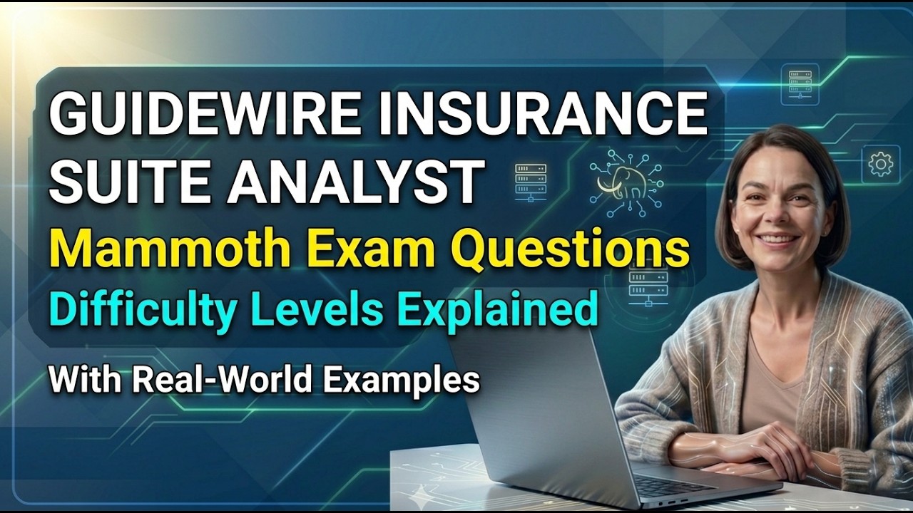 Экзаменационные вопросы Guidewire InsuranceSuite Analyst Mammoth: разбор уровня сложности с приме...