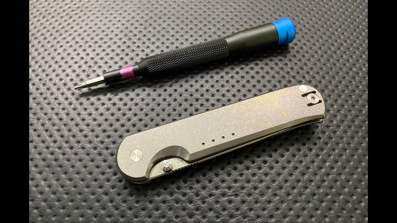 How to disassemble and maintain the QuietCarry Waypoint Pocketknife