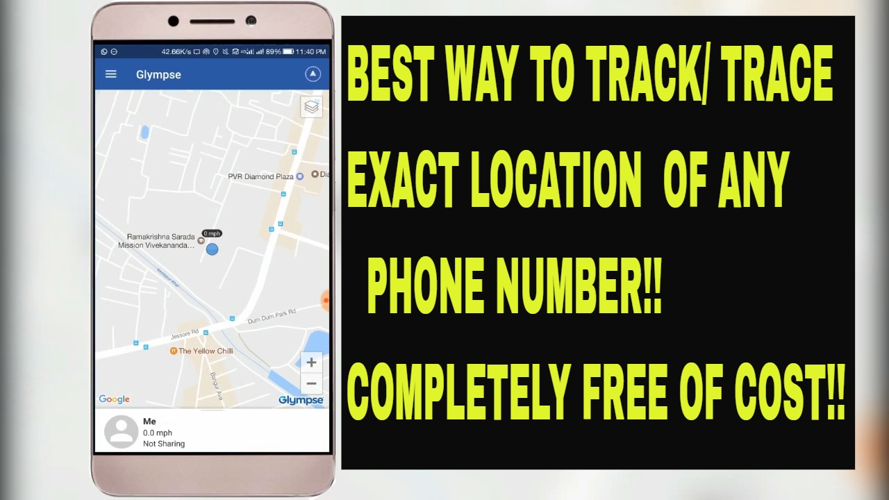 How to TRACK/TRACE real-time EXACT LOCATION of a phone number for FREE! (Best way)