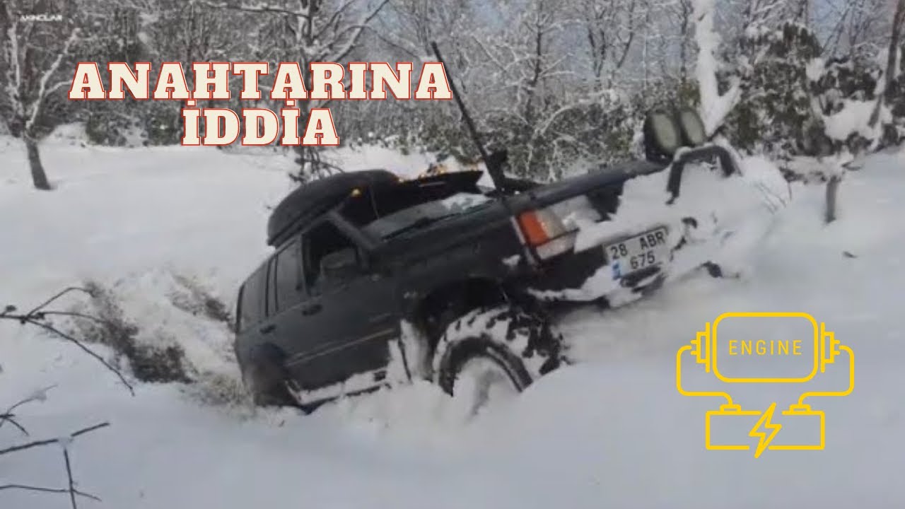 ANAHTARINA BÜYÜK İDDİA KARDA OFFROAD NAVARA HILUX GRAND CHEROKEE** #offroad #akincilarextreme #snow