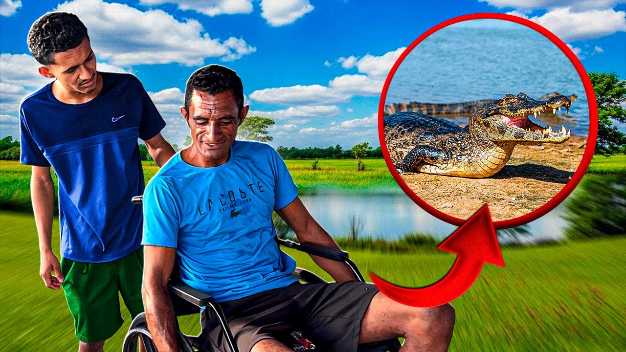 Ataque de crocodilo deixa pai do Brutinho em estado grave 