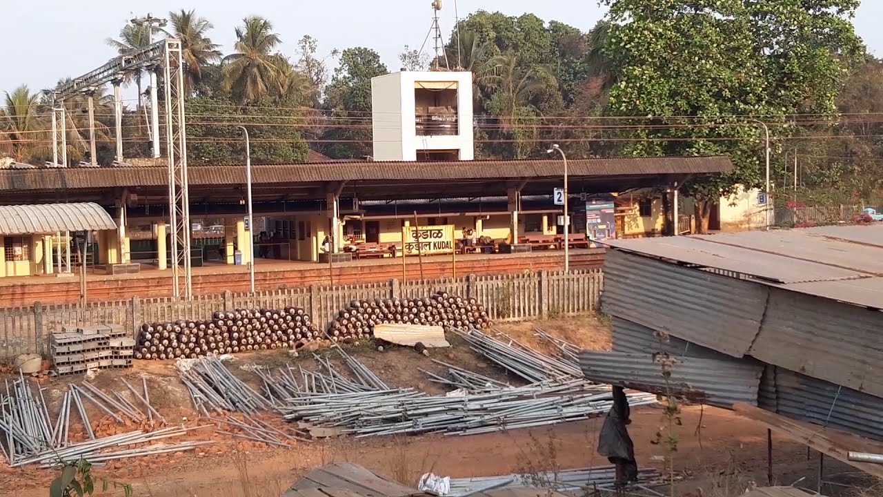 Kudal Railway Station - A View from Kudal(West)