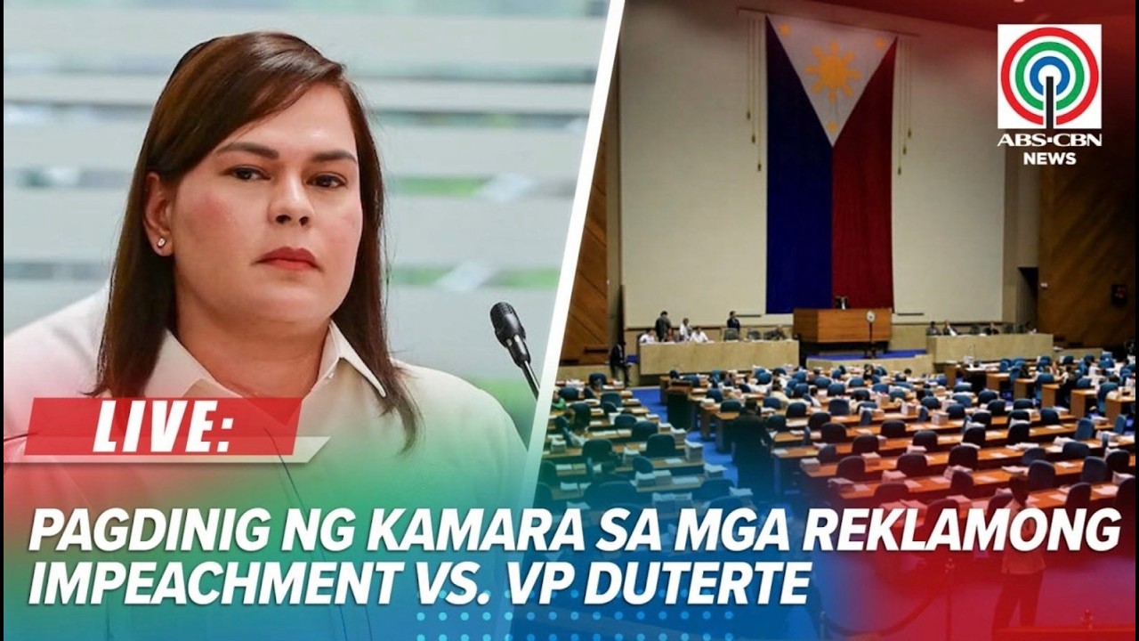 LIVE: House holds hearing on impeachment complaints vs. VP Sara Duterte | March 25, 2026