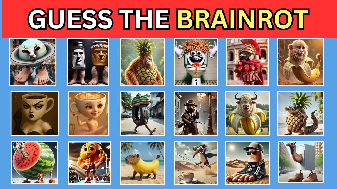 Guess the Italian Brainrot |🧠🐵🌳 Brainrot Quiz | quiz poppins