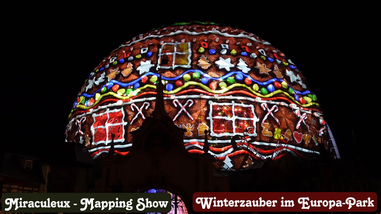 "Miraculeux - Mapping Show" im Europa-Park (Winterzauber - Januar 2026) 🎁✨ 