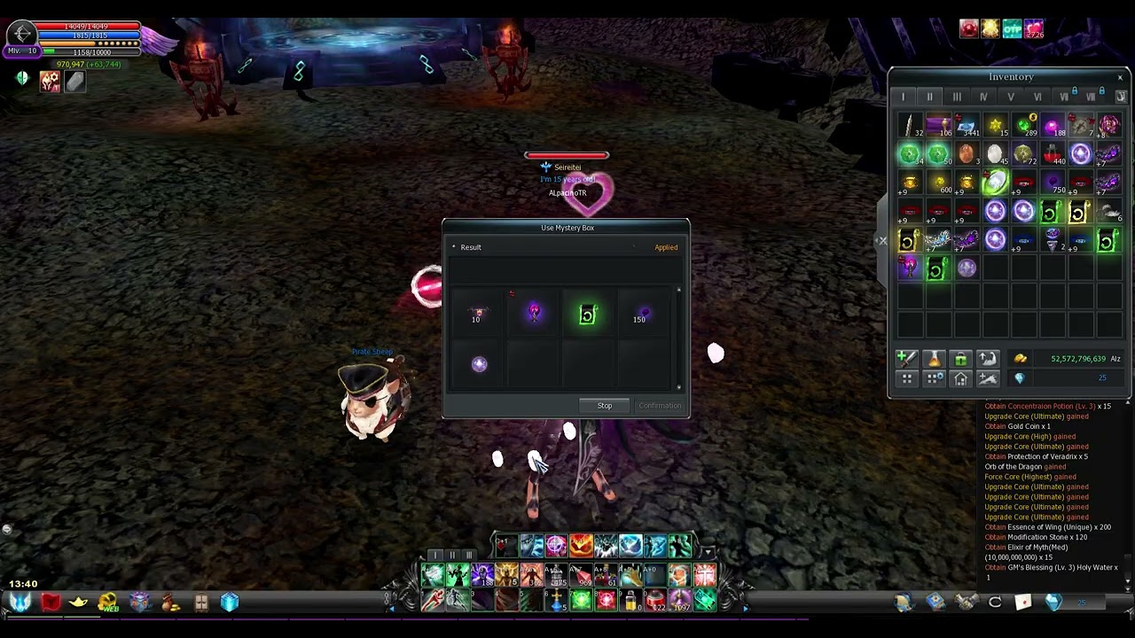 Cabal Online /  NA ANIVERSARY EVENT OPENING X300 GOLD TOKEN .. Did I get anything good?  (PART III)