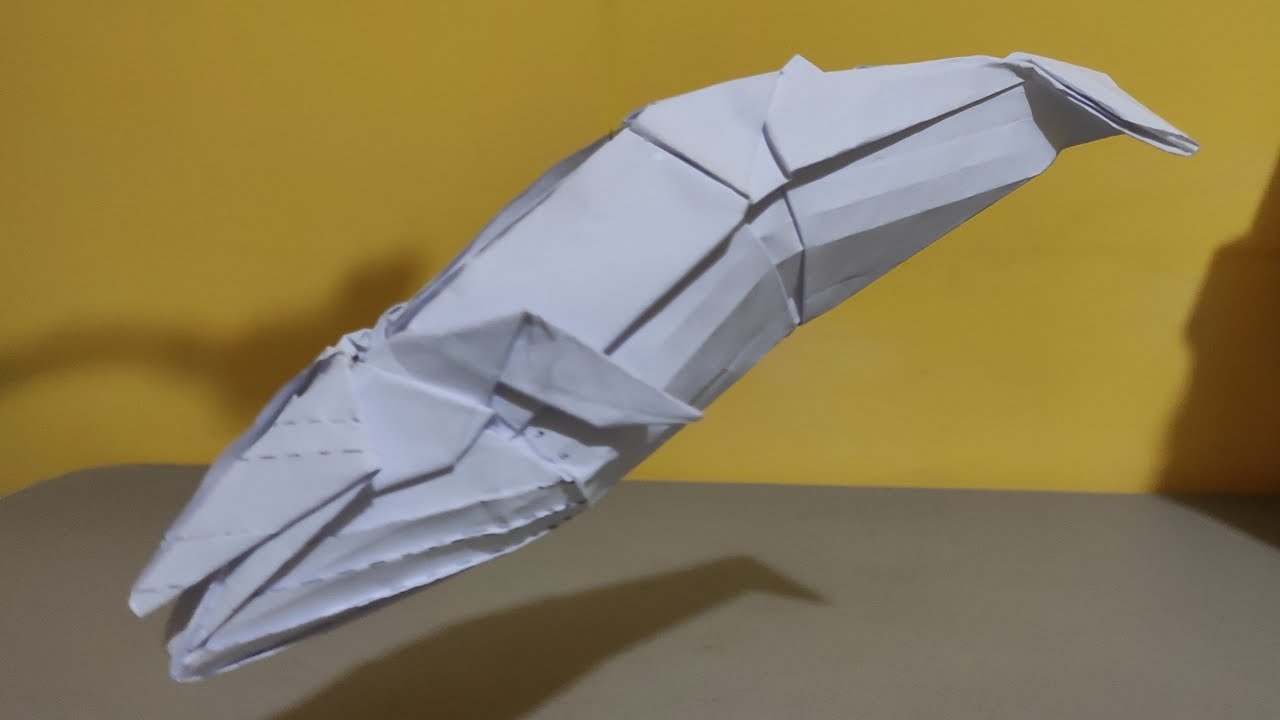 Ballena Azul (Blue Whale) origami TUTORIAL