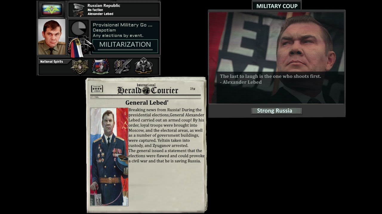 TNO custom super events  - Presidential elections in Russia in 1996