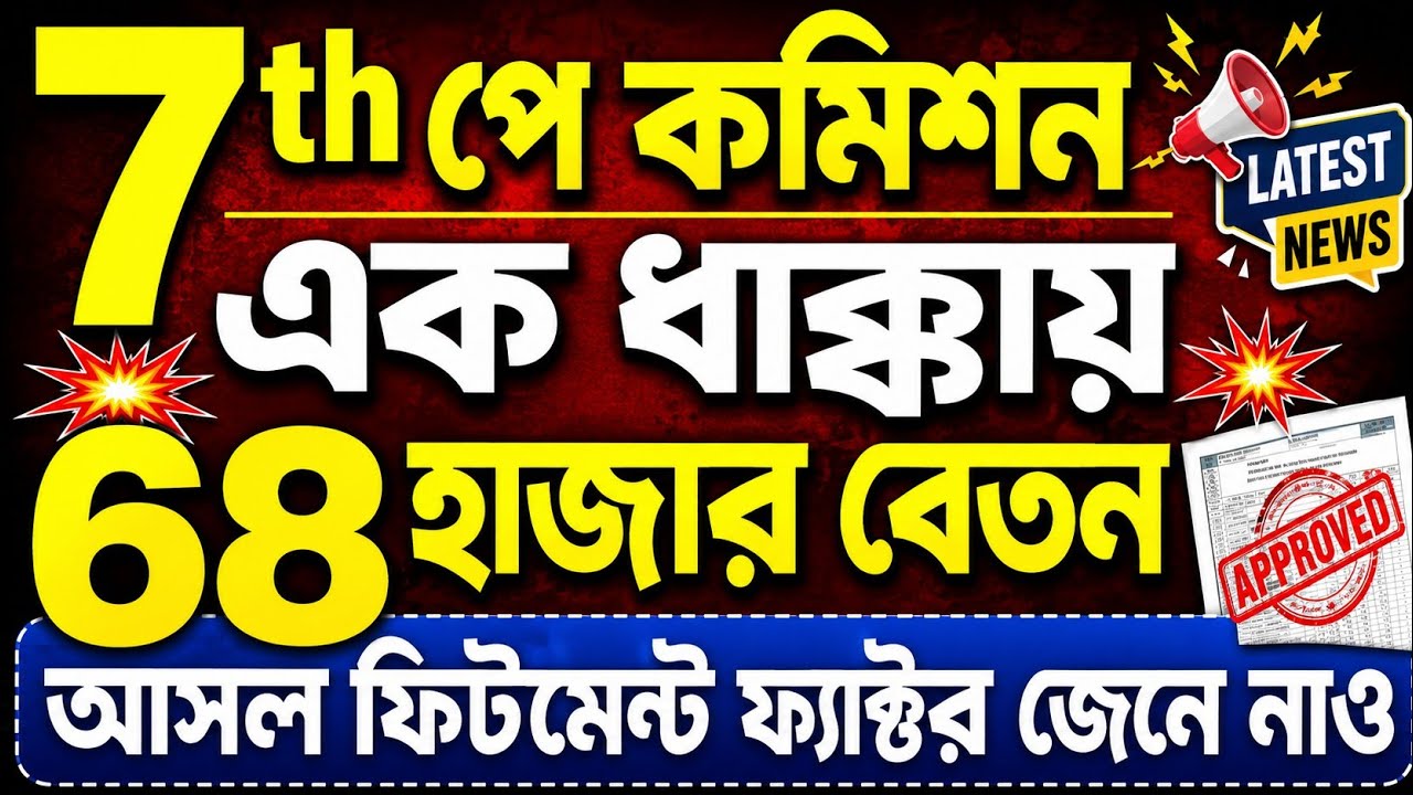 7th Pay Commission west bengal ll 7th Pay Commission salary ll DA News Today ll #7thpaycommission